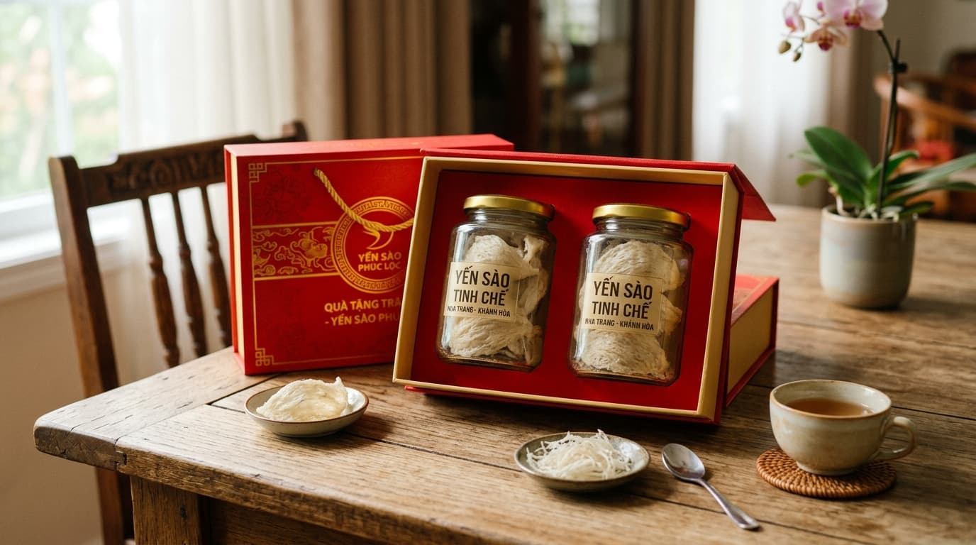 Yến Sào Tinh Chế Sợi Thượng Hạng Cẩm Phượng (100g)